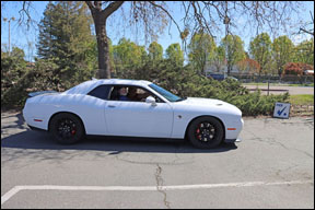 white Dodge Helcat